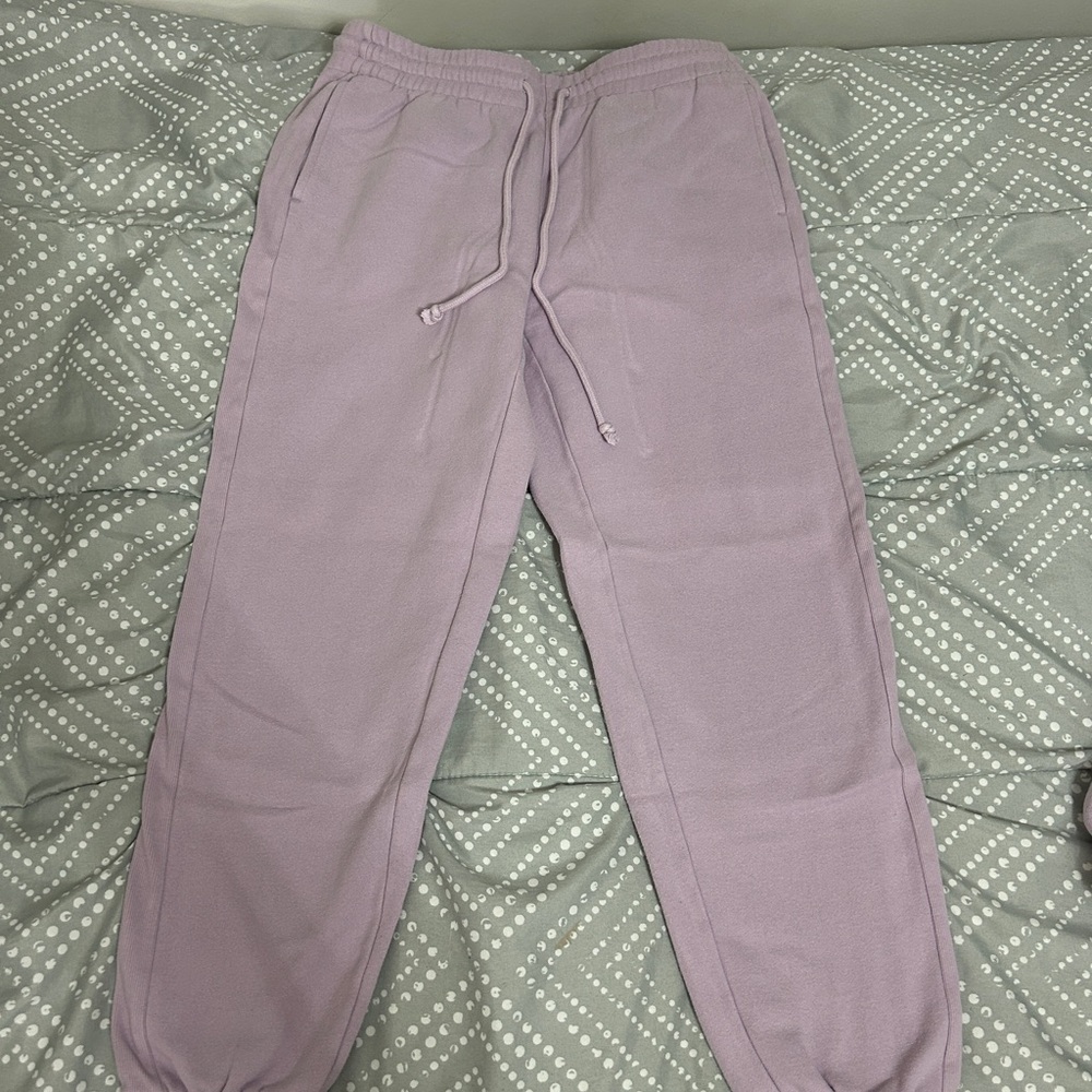 Aritzia frosted Lavender Jogger Pants